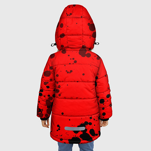 Зимняя куртка для девочки GHOST OF TSUSHIMA / 3D-Черный – фото 4