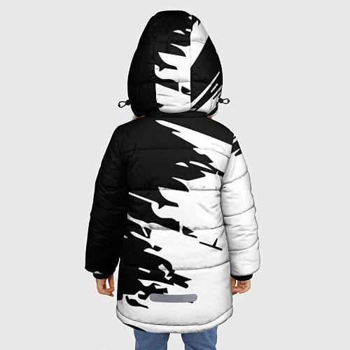 Зимняя куртка для девочки Judo / 3D-Черный – фото 4