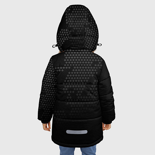 Зимняя куртка для девочки МП OKO / 3D-Черный – фото 4