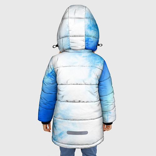Зимняя куртка для девочки NASA НАСА / 3D-Черный – фото 4