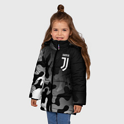 Куртка зимняя для девочки JUVENTUS ЮВЕНТУС, цвет: 3D-черный — фото 2