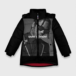 Куртка зимняя для девочки Travis Scott SL, цвет: 3D-красный