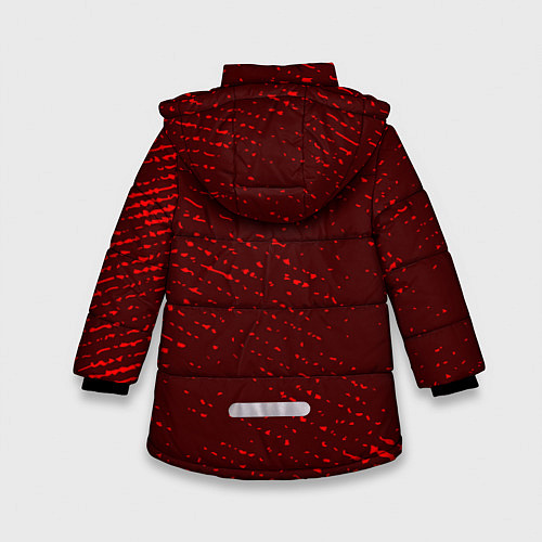 Зимняя куртка для девочки AC DС / 3D-Светло-серый – фото 2