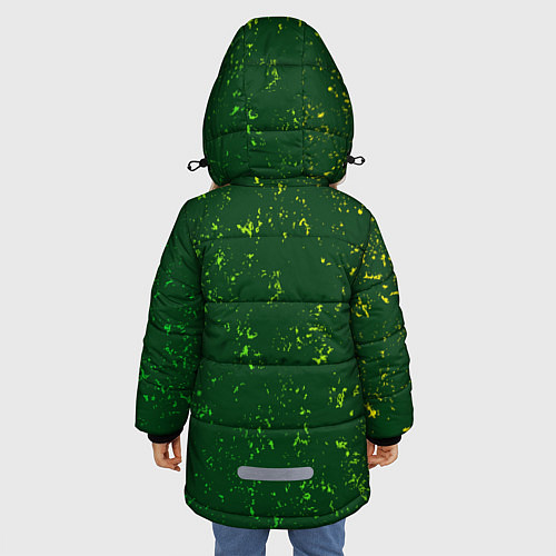 Зимняя куртка для девочки BRAWL STARS LEON ЛЕОН / 3D-Черный – фото 4