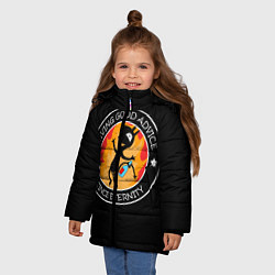 Куртка зимняя для девочки ЛУЧШИЙ СОВЕТЧИК В МИРЕ, цвет: 3D-красный — фото 2