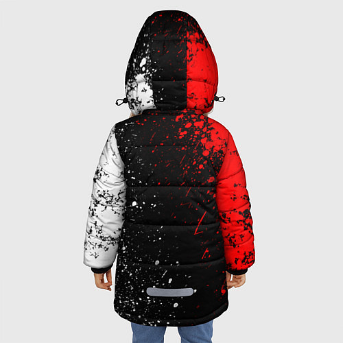 Зимняя куртка для девочки MICHAEL JORDAN / 3D-Черный – фото 4