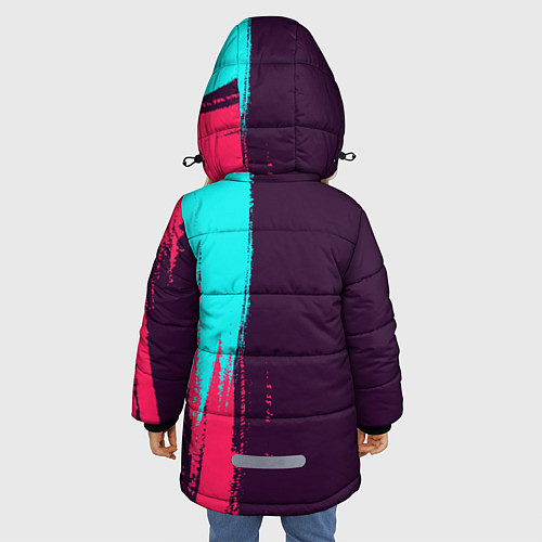 Зимняя куртка для девочки DEAD BY DAYLIGHT / 3D-Черный – фото 4