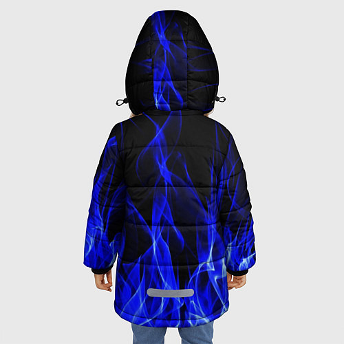 Зимняя куртка для девочки DARK SOULS / 3D-Черный – фото 4