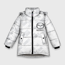 Куртка зимняя для девочки MAZDA, цвет: 3D-светло-серый