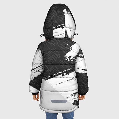 Зимняя куртка для девочки KIZARU КИЗАРУ / 3D-Черный – фото 4