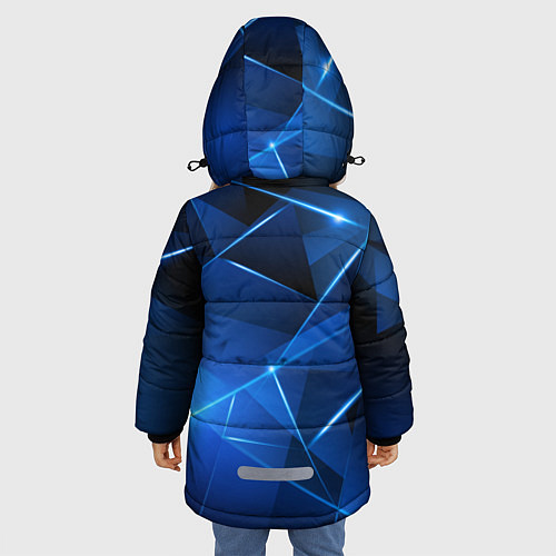 Зимняя куртка для девочки Toyota / 3D-Черный – фото 4