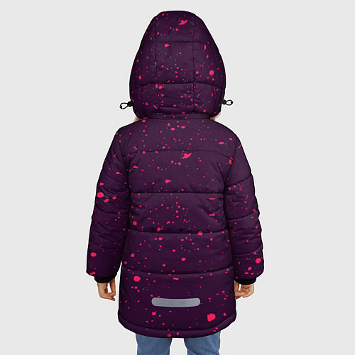 Зимняя куртка для девочки TOYOTA ТОЙОТА / 3D-Черный – фото 4