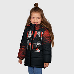 Куртка зимняя для девочки BLACKPINK, цвет: 3D-красный — фото 2