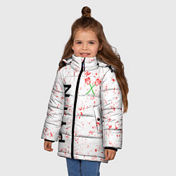 Куртка зимняя для девочки PAYTON MOORMIER ПЕЙТОН, цвет: 3D-черный — фото 2