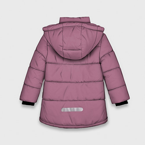 Зимняя куртка для девочки BTS / 3D-Светло-серый – фото 2