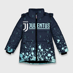 Куртка зимняя для девочки JUVENTUS ЮВЕНТУС, цвет: 3D-черный