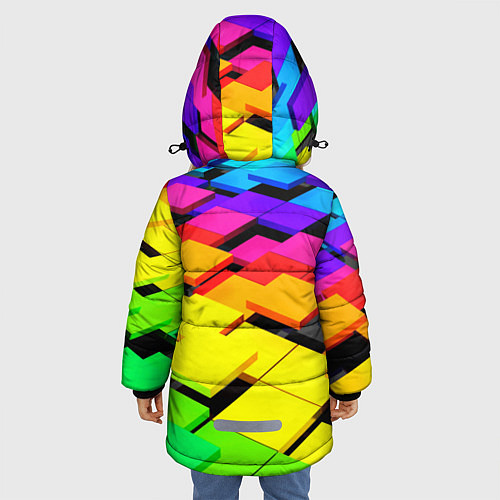 Зимняя куртка для девочки FORTNITE / 3D-Черный – фото 4