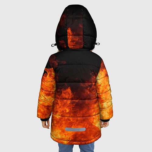 Зимняя куртка для девочки FALLOUT ФЭЛЛАУТ / 3D-Черный – фото 4