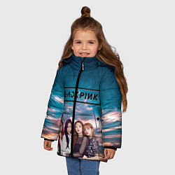 Куртка зимняя для девочки BlackPink, цвет: 3D-красный — фото 2