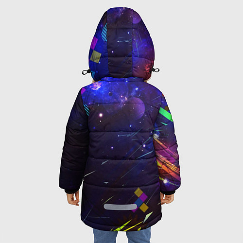 Зимняя куртка для девочки FORTNITE x RAVEN / 3D-Черный – фото 4