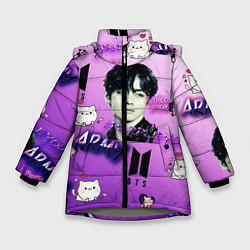 Куртка зимняя для девочки I purple you, цвет: 3D-светло-серый