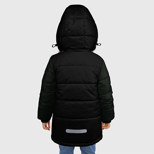 Зимняя куртка для девочки Mario / 3D-Черный – фото 4