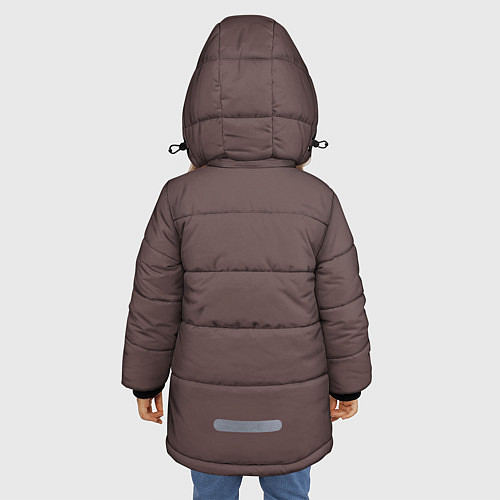 Зимняя куртка для девочки ACDC / 3D-Черный – фото 4