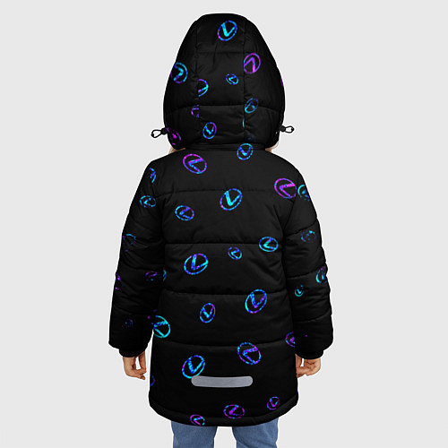 Зимняя куртка для девочки LEXUS ЛЕКСУС / 3D-Черный – фото 4