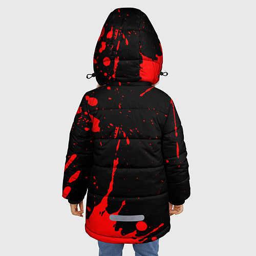 Зимняя куртка для девочки METALLICA МЕТАЛЛИКА / 3D-Черный – фото 4