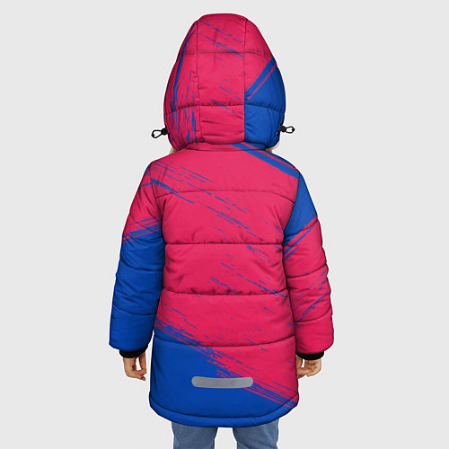 Зимняя куртка для девочки BARCELONA БАРСЕЛОНА / 3D-Черный – фото 4