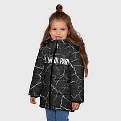 Куртка зимняя для девочки LINKIN PARK ЛИНКИН ПАРК, цвет: 3D-красный — фото 2