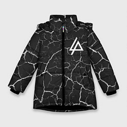 Куртка зимняя для девочки LINKIN PARK ЛИНКИН ПАРК, цвет: 3D-черный