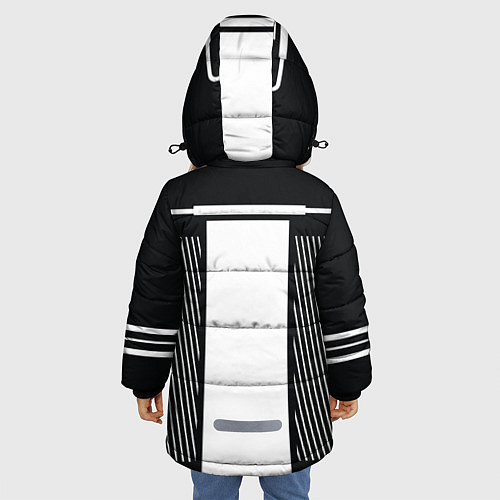 Зимняя куртка для девочки SUPERIOR / 3D-Черный – фото 4
