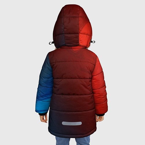 Зимняя куртка для девочки BMW БМВ / 3D-Черный – фото 4