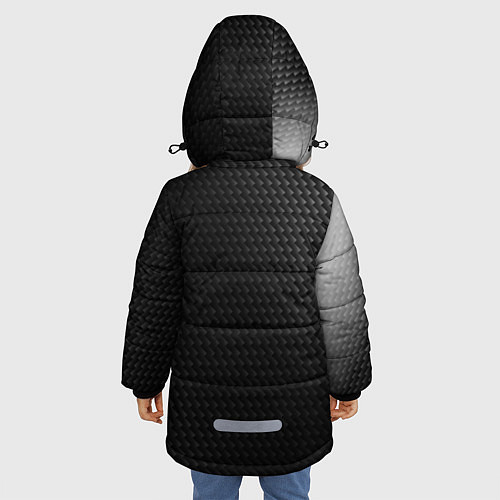 Зимняя куртка для девочки MERCEDES МЕРСЕДЕС / 3D-Черный – фото 4