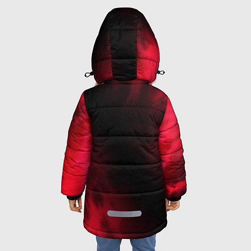 Зимняя куртка для девочки RUSSIA РОССИЯ / 3D-Черный – фото 4