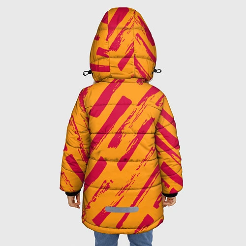 Зимняя куртка для девочки ROMA / 3D-Черный – фото 4