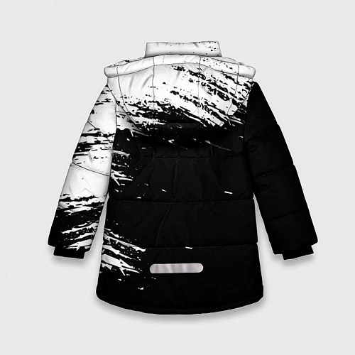 Зимняя куртка для девочки EXO BAND / 3D-Светло-серый – фото 2