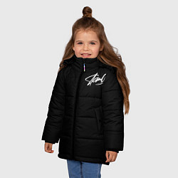 Куртка зимняя для девочки STAN LEE, цвет: 3D-черный — фото 2