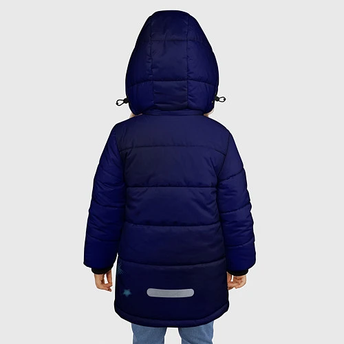 Зимняя куртка для девочки Buzz / 3D-Черный – фото 4