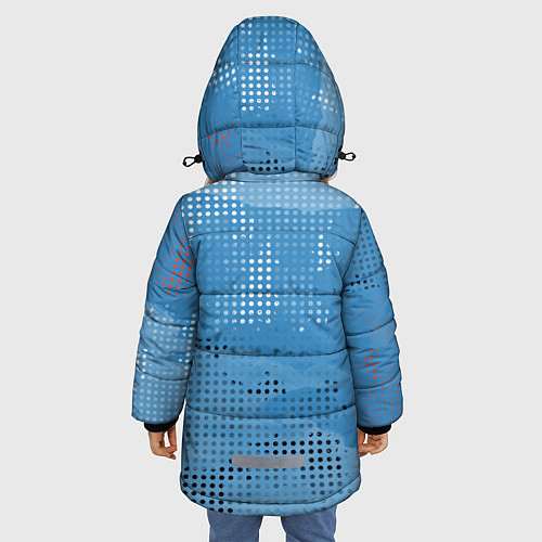 Зимняя куртка для девочки Дональд Дак / 3D-Черный – фото 4