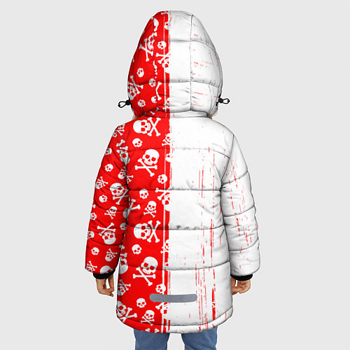 Зимняя куртка для девочки КОРОЛЬ И ШУТ / 3D-Черный – фото 4