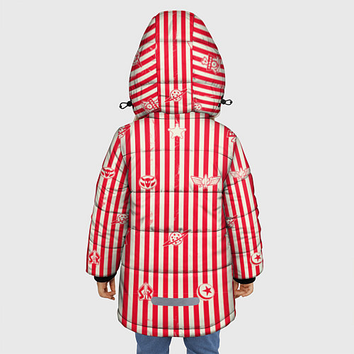 Зимняя куртка для девочки История игрушек / 3D-Черный – фото 4