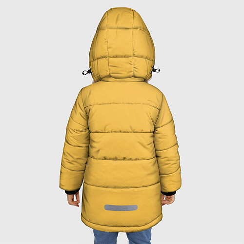 Зимняя куртка для девочки Scrooge McDuck is back! / 3D-Черный – фото 4