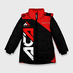Куртка зимняя для девочки Iam Fighter Z, цвет: 3D-черный