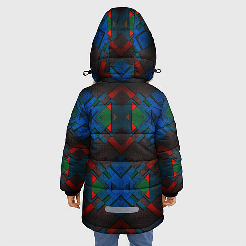 Зимняя куртка для девочки SHADOW / 3D-Черный – фото 4