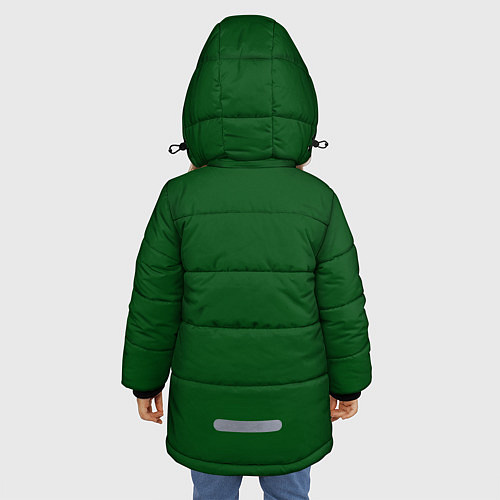 Зимняя куртка для девочки Пришелец / 3D-Черный – фото 4