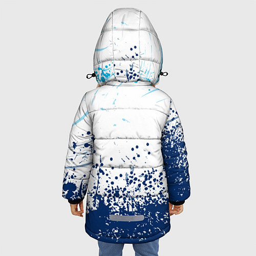 Зимняя куртка для девочки Manchester City / 3D-Черный – фото 4