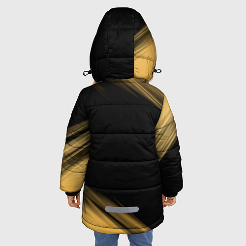 Зимняя куртка для девочки Liverpool Ливерпуль / 3D-Черный – фото 4