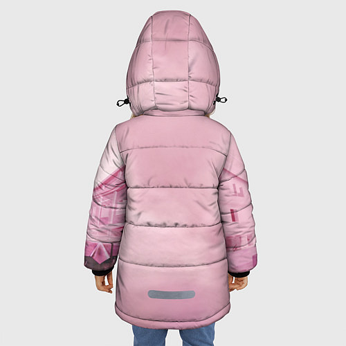 Зимняя куртка для девочки BLACKPINK x PUBG / 3D-Черный – фото 4
